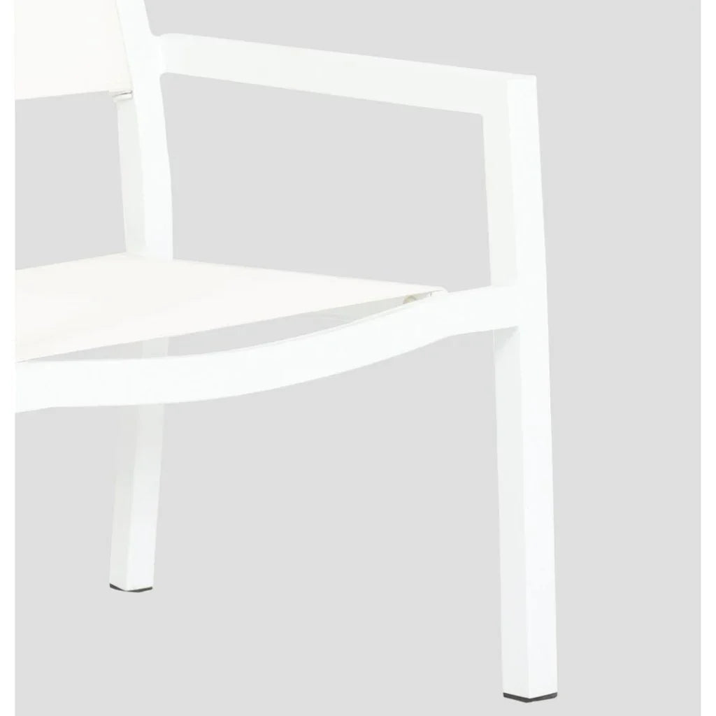 Sunset West Naples Stackable Sling Outdoor Dining Chair 2PC