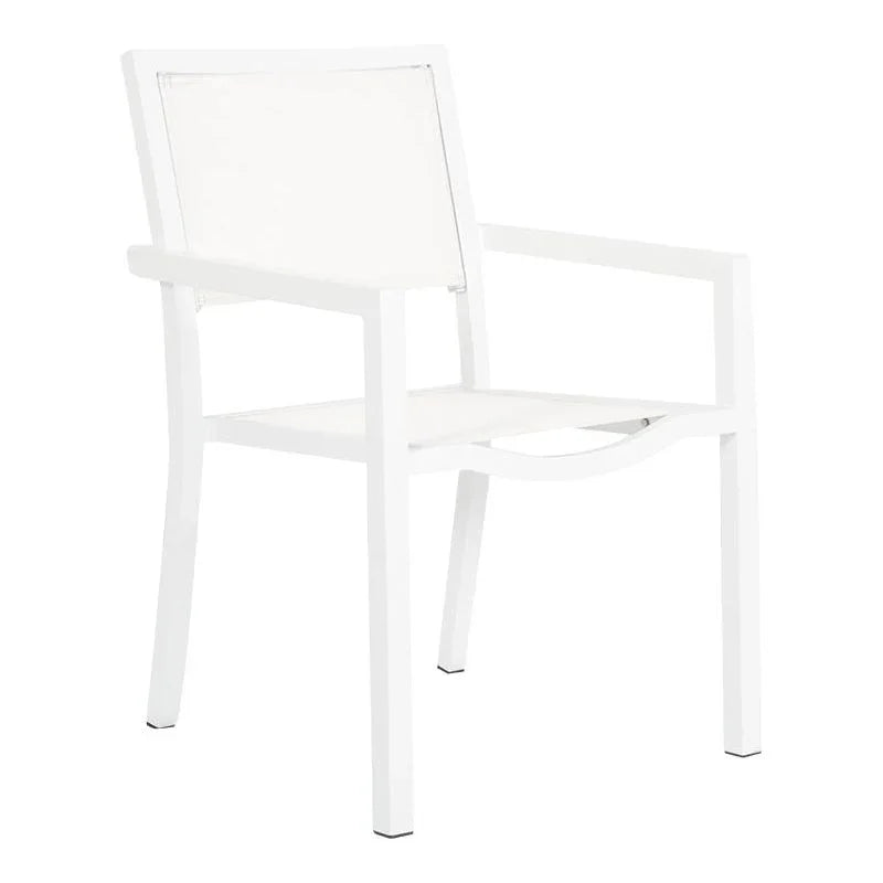 Sunset West Naples Stackable Sling Outdoor Dining Chair 2PC