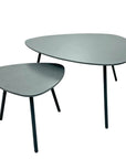 Naples Steel Outdoor Nesting Coffee Table 2PC-Outdoor Coffee Tables-LH Imports-LOOMLAN