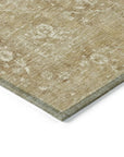 LOOMLAN Rugs Naraxa Ivory Washable Indoor-Outdoor Rug