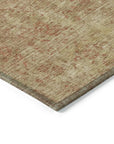 LOOMLAN Rugs Naraxa Orange Washable Indoor-Outdoor Rug
