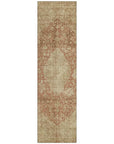 LOOMLAN Rugs Naraxa Orange Washable Indoor-Outdoor Rug