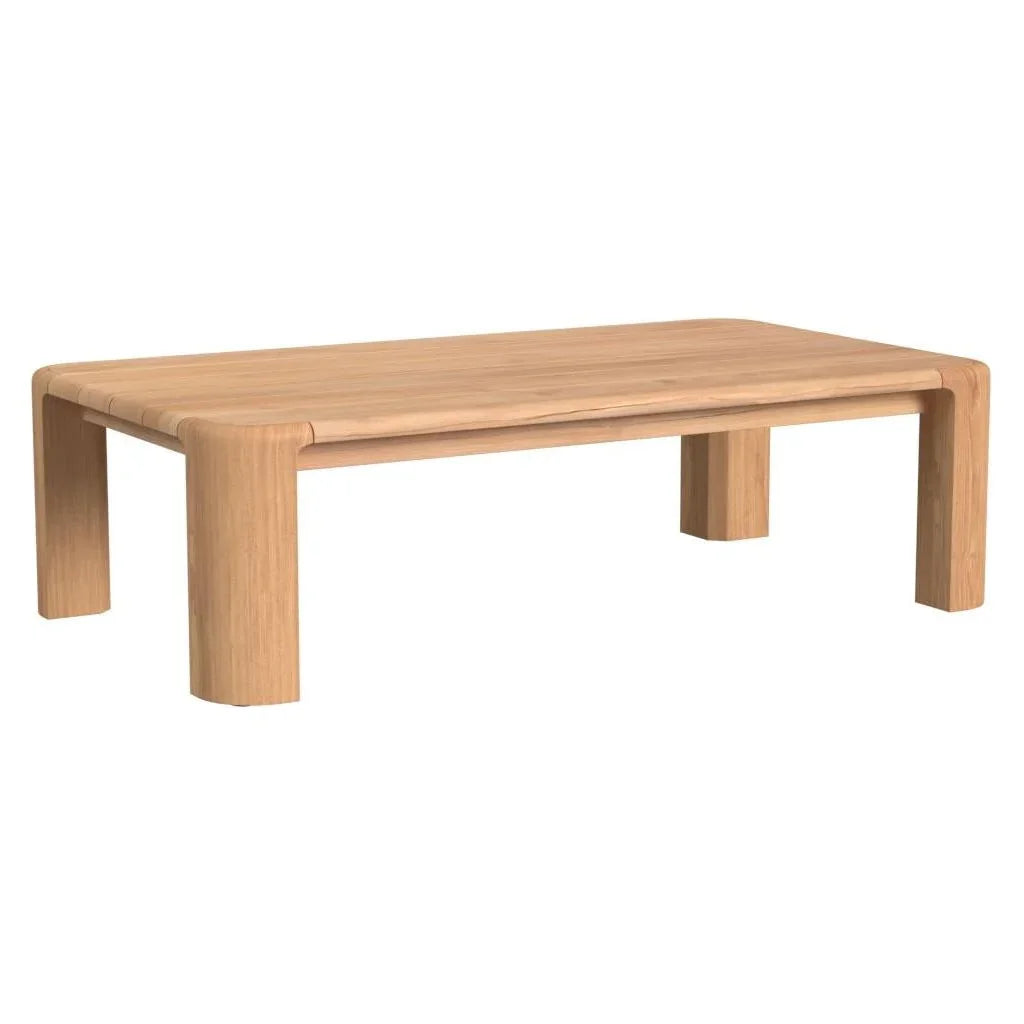 Sunset West Natural Teak Outdoor Coffee Table