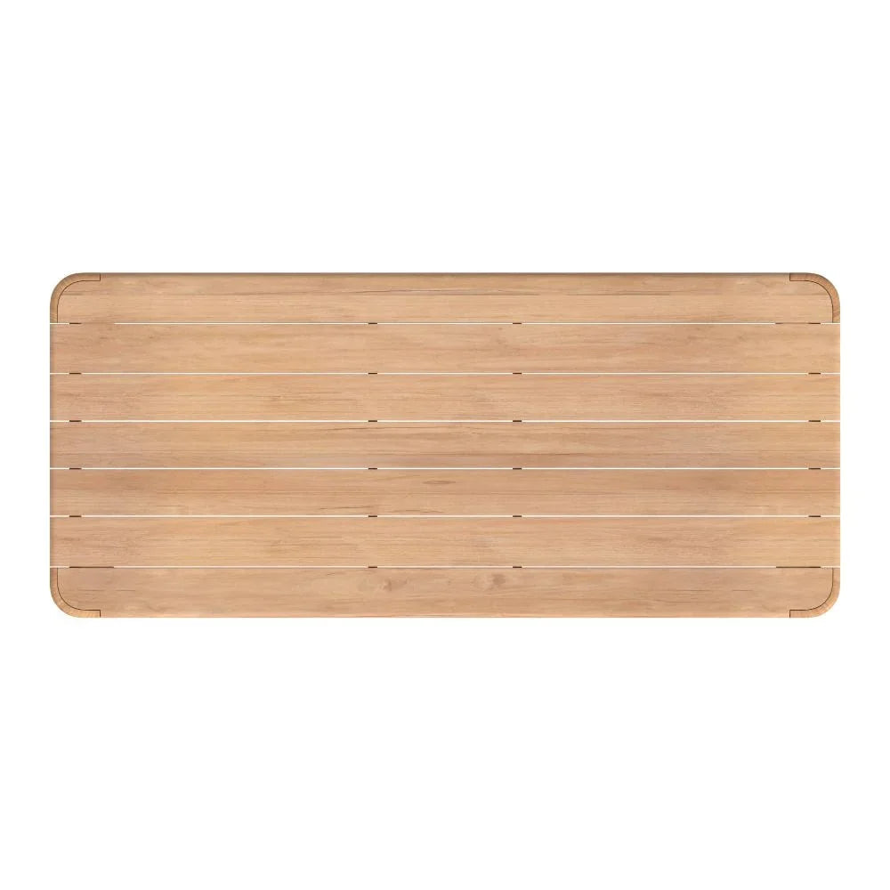 Sunset West Natural Teak Outdoor Dining Table