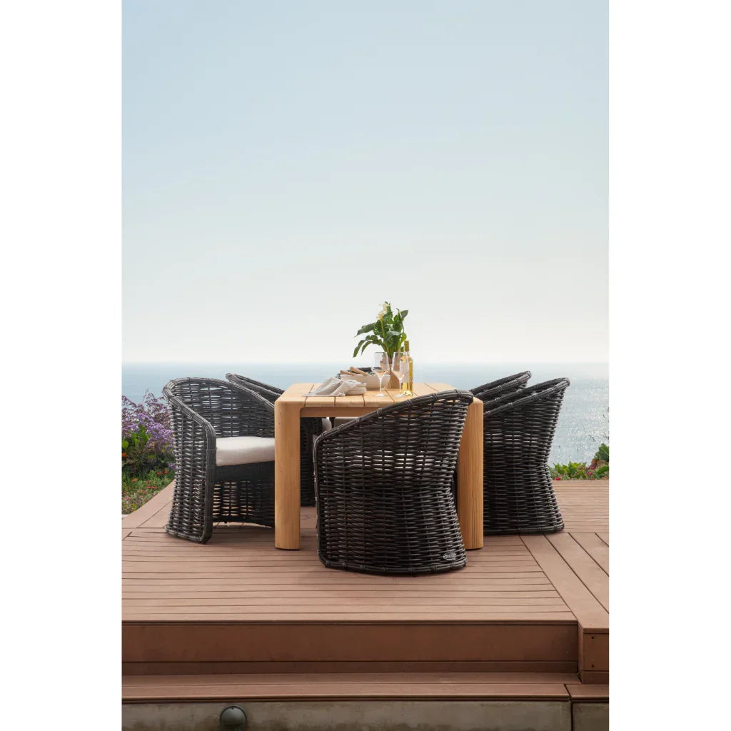 Sunset West Natural Teak Outdoor Dining Table