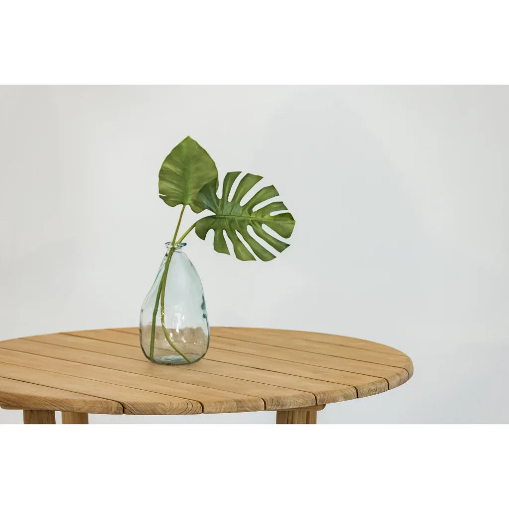 Sunset West Natural Teak Round Outdoor Dining Table