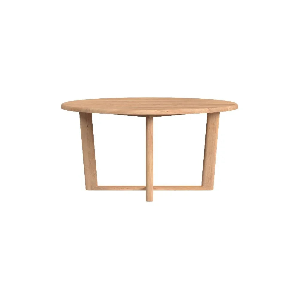 Sunset West Natural Teak Round Outdoor Dining Table