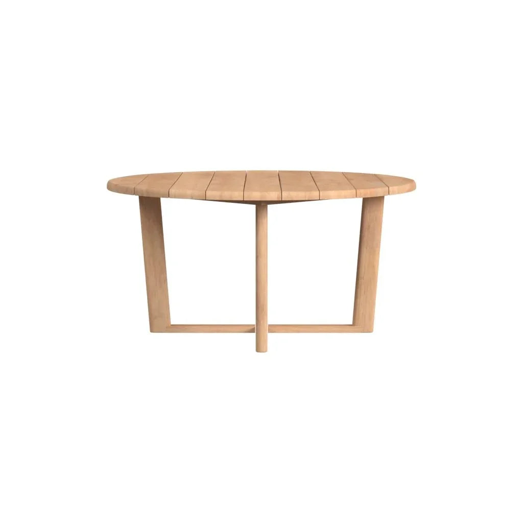 Sunset West Natural Teak Round Outdoor Dining Table