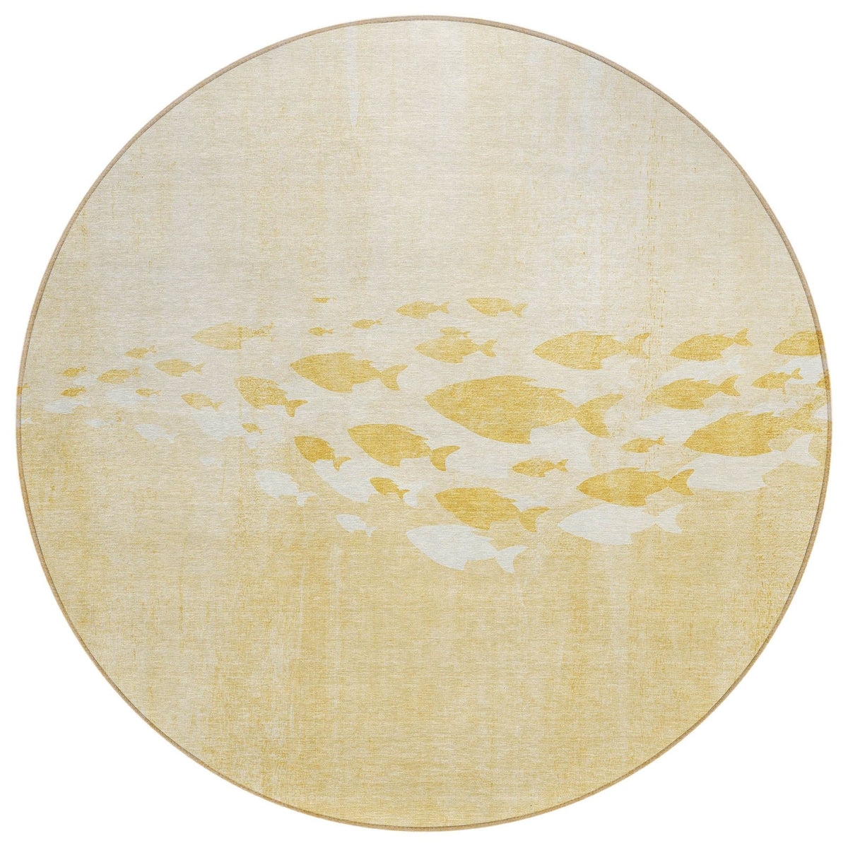 Addison Rugs Nautical Gold Washable Indoor-Outdoor Rug