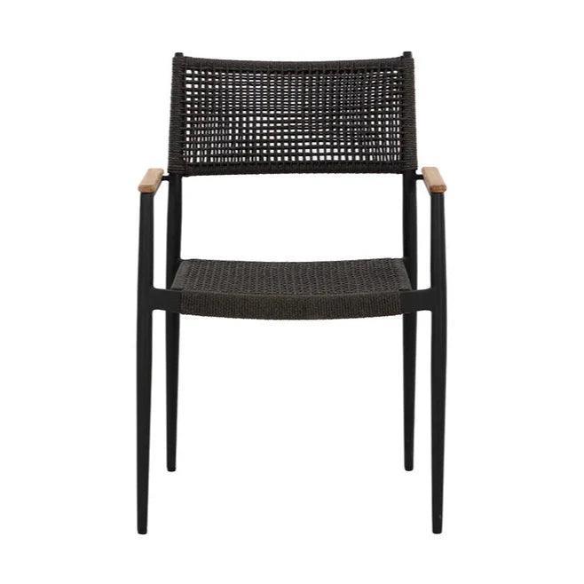 SUNPAN Nava Rope Stackable Outdoor Dining Armchair 2PC