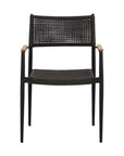 SUNPAN Nava Rope Stackable Outdoor Dining Armchair 2PC