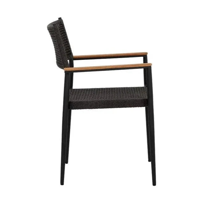 SUNPAN Nava Rope Stackable Outdoor Dining Armchair 2PC
