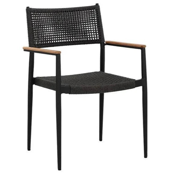 SUNPAN Nava Rope Stackable Outdoor Dining Armchair 2PC