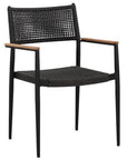 SUNPAN Nava Rope Stackable Outdoor Dining Armchair 2PC