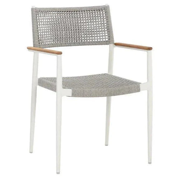 SUNPAN Nava Rope Stackable Outdoor Dining Armchair 2PC