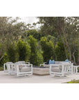 Sunset West Newport Aluminum Outdoor End Table