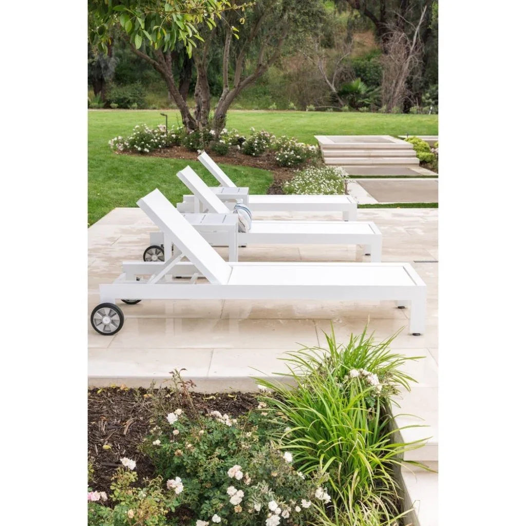 Sunset West Newport Aluminum Sling Outdoor Chaise