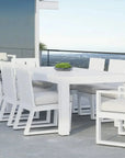 Sunset West Newport Aluminum Square Outdoor Dining Table