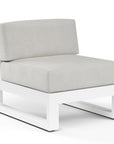 Sunset West Newport Sunbrella Armless Outdoor Club Chair