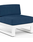 Sunset West Newport Sunbrella Armless Outdoor Club Chair