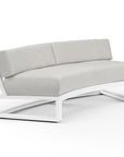 Sunset West Newport Sunbrella Outdoor Curved Sofa