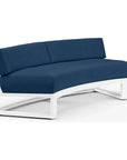 Sunset West Newport Sunbrella Outdoor Curved Sofa