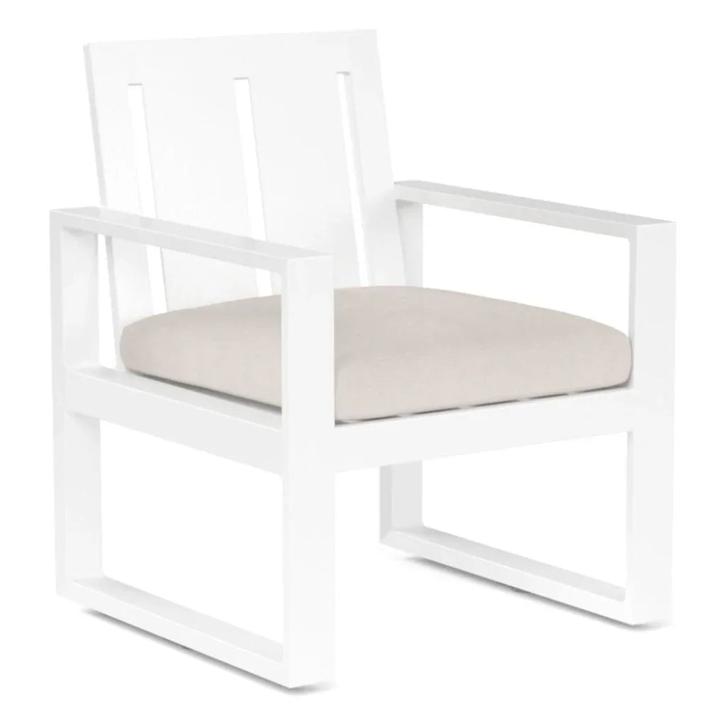 Sunset West Newport Sunbrella Outdoor Dining Armchair 2PC