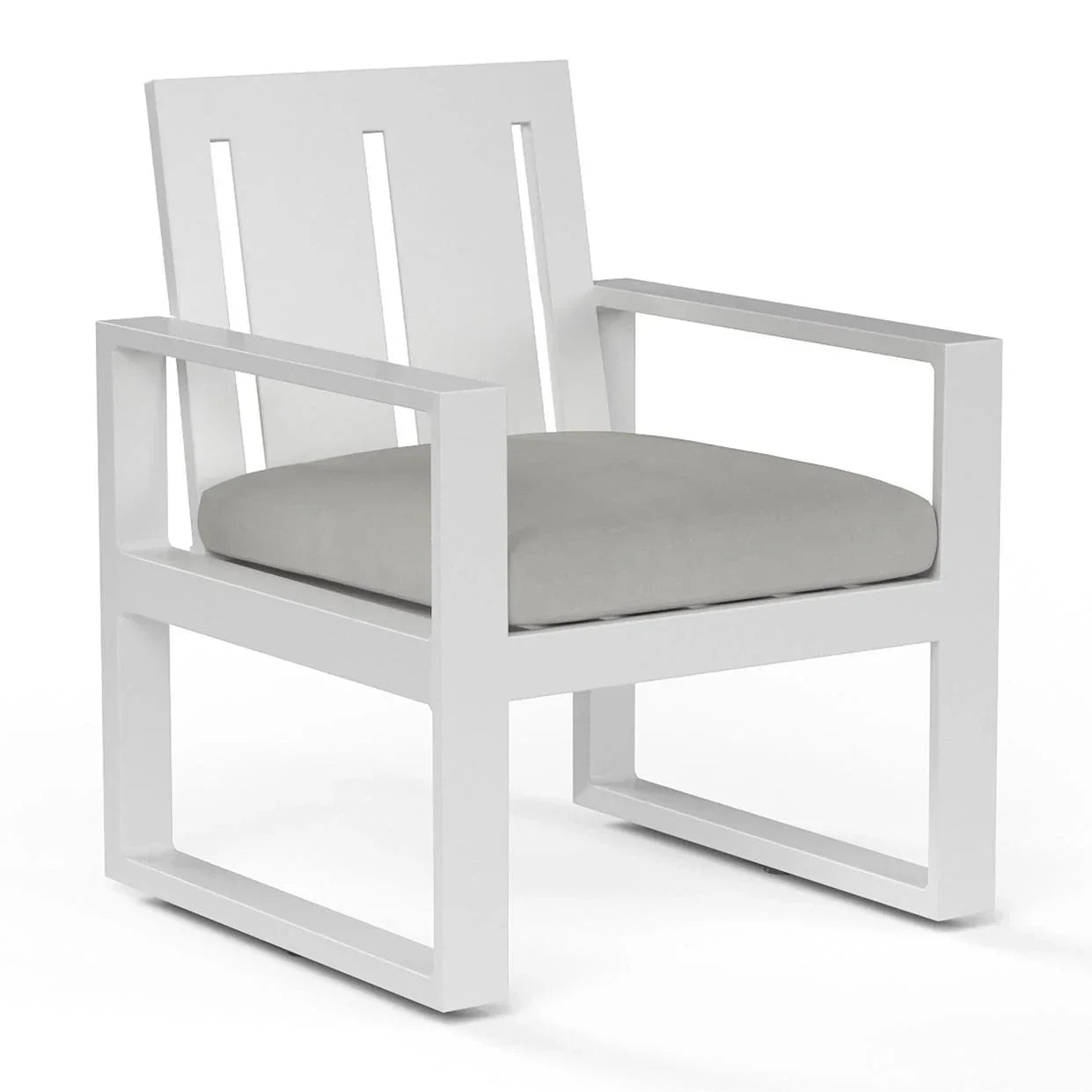 Sunset West Newport Sunbrella Outdoor Dining Armchair 2PC