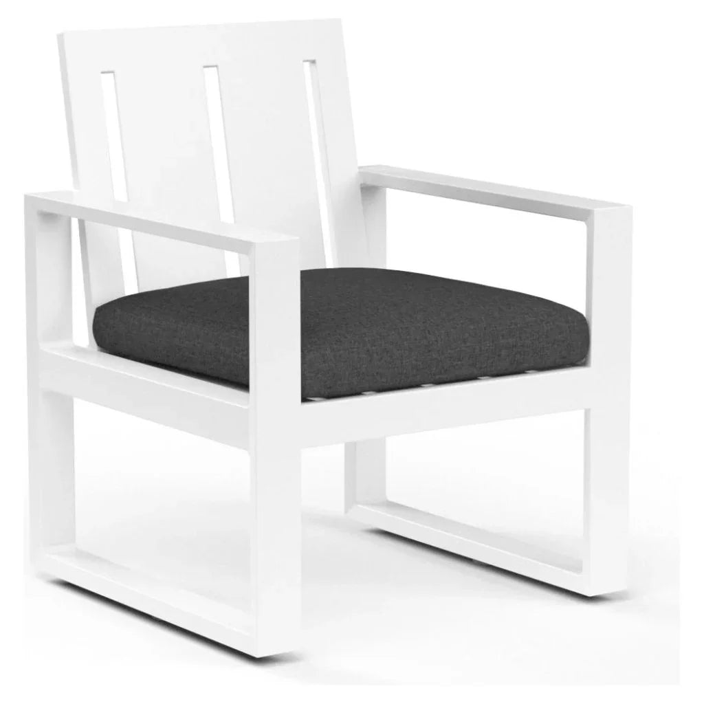 Sunset West Newport Sunbrella Outdoor Dining Armchair 2PC