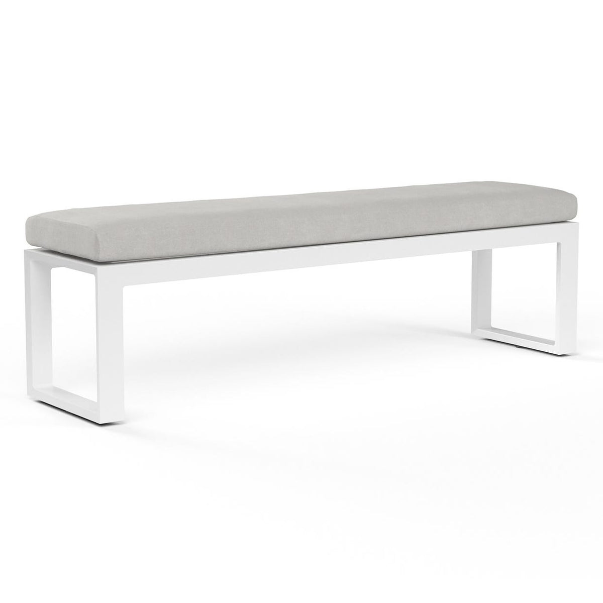 Sunset West Newport Sunbrella Outdoor Dining Bench