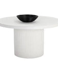 SUNPAN Nicolette Concrete Outdoor Round Dining Table
