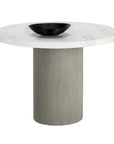 SUNPAN Nicolette Concrete Outdoor Round Dining Table
