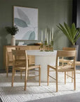 SUNPAN Nicolette Concrete Outdoor Round Dining Table