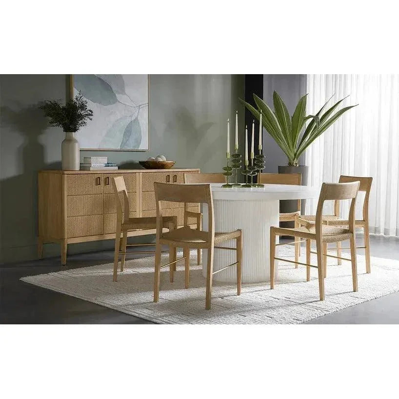 SUNPAN Nicolette Concrete Outdoor Round Dining Table