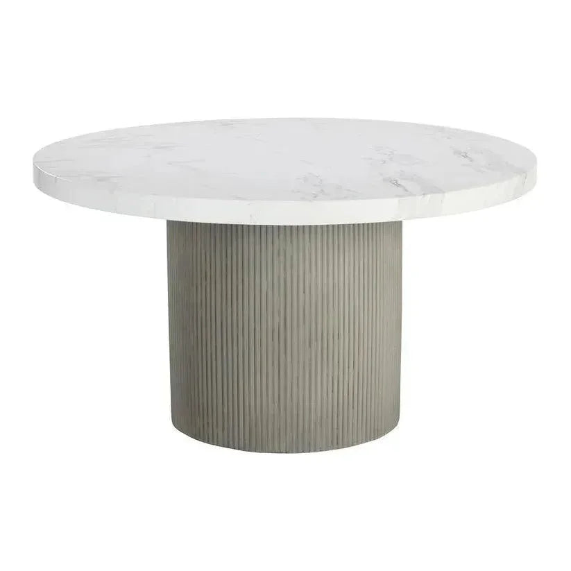 SUNPAN Nicolette Concrete Outdoor Round Dining Table