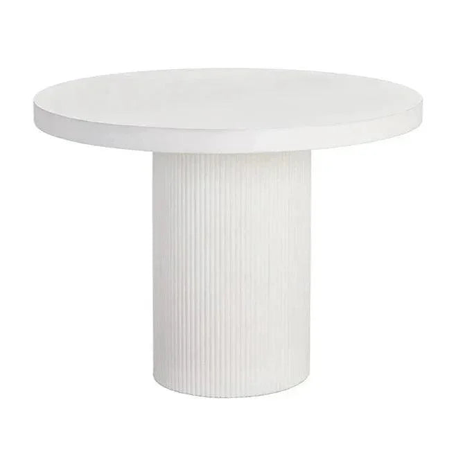 SUNPAN Nicolette Concrete Outdoor Round Dining Table