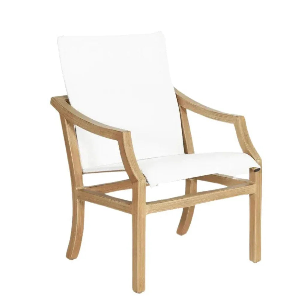 Castelle Nicoya Sling Outdoor Dining Chair By Castelle