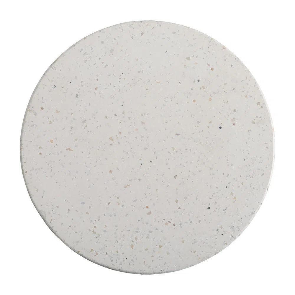 Emissary Noah 18 in. Round Terrazzo Garden Stool