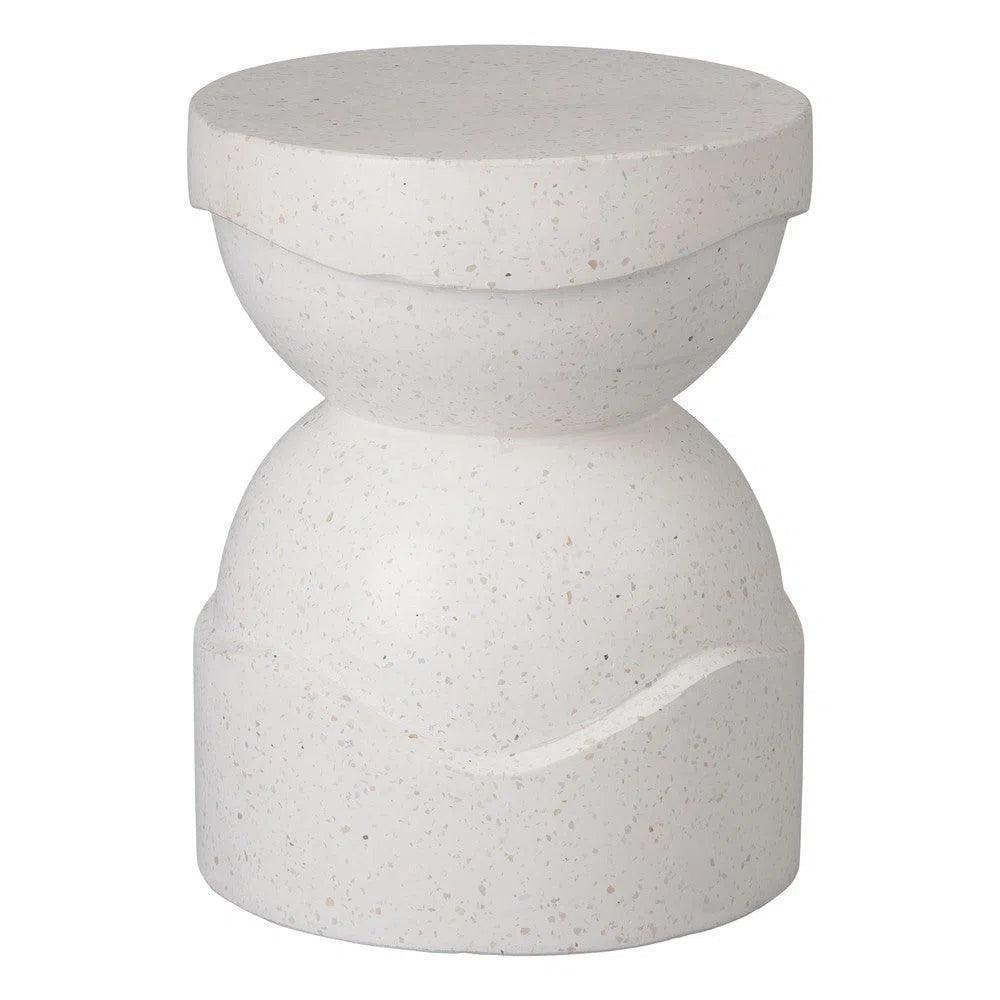 Emissary Noah 18 in. Round Terrazzo Garden Stool