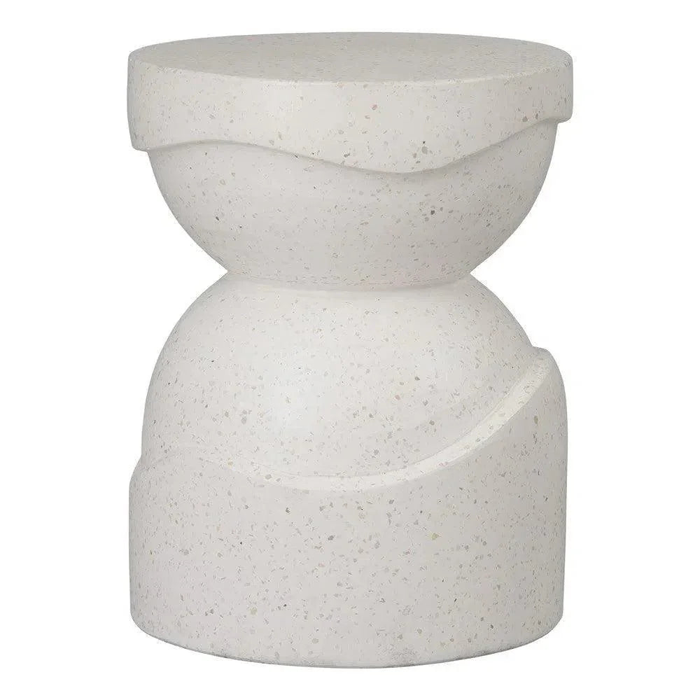 Emissary Noah 18 in. Round Terrazzo Garden Stool