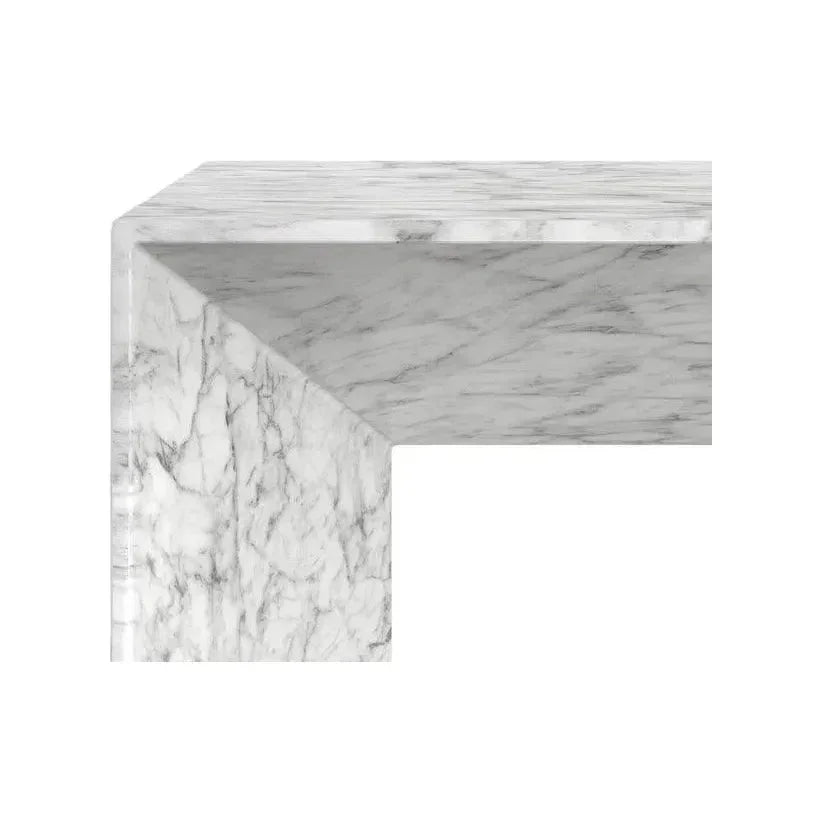 Nomad Concrete Outdoor Rectangular Coffee Table-Outdoor Coffee Tables-SUNPAN-LOOMLAN