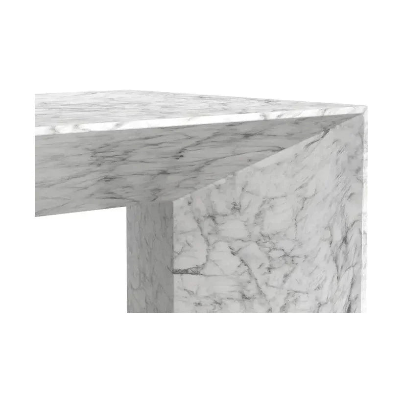 Nomad Concrete Outdoor Rectangular Coffee Table-Outdoor Coffee Tables-SUNPAN-LOOMLAN