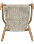 Nordic Dining Chair Set of Two - Brown Outdoor Dining Chairs