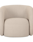 Rae Polyester Upholstered Outdoor Armless Accent Chair