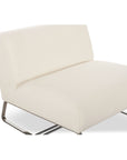 Jules Polyester Outdoor Accent Chair with Aluminium Leg