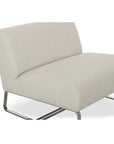 Jules Polyester Outdoor Accent Chair with Aluminium Leg