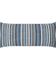 D.V. Kap Outdoor Fancy Stripe Lumbar Pillow - Navy