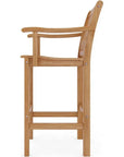 HiTeak Oasis Teak Outdoor Bar Chair Sustainable