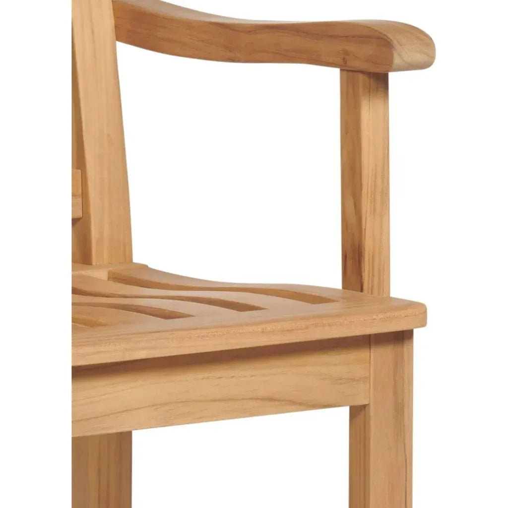 HiTeak Oasis Teak Outdoor Bar Chair Sustainable