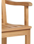 HiTeak Oasis Teak Outdoor Bar Chair Sustainable